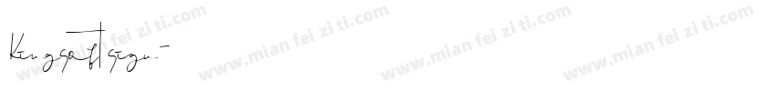 Kingsoft sign字体转换